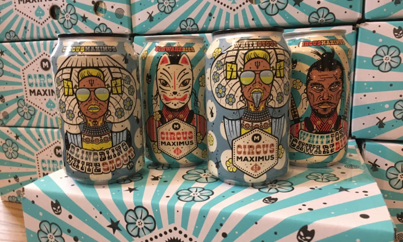 Nieuwe Circus Maximus bieren op blik